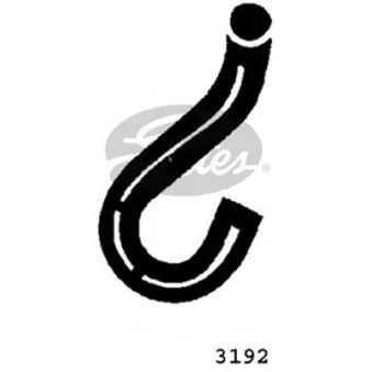 Durite de radiateur GATES 3192