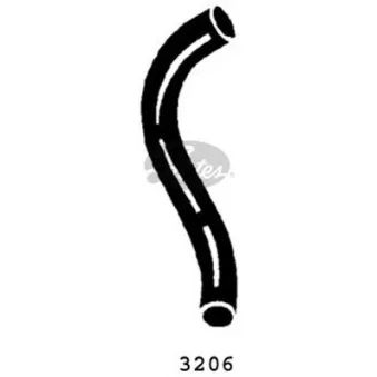 Durite de radiateur GATES 3206