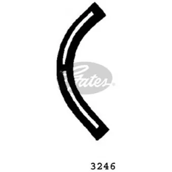 Durite de radiateur GATES 3246