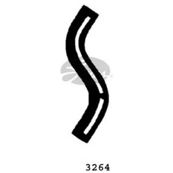 Durite de radiateur GATES 3264