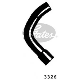 Durite de radiateur GATES 3326