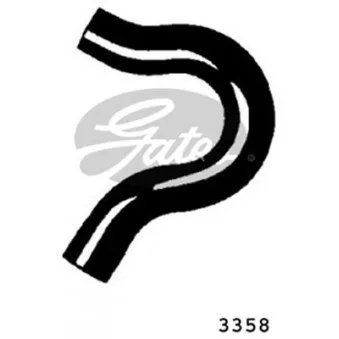 Durite de radiateur GATES 3358