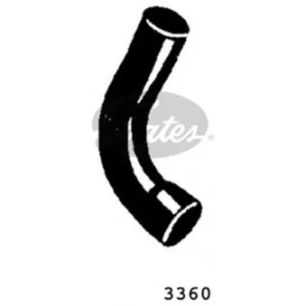 Durite de radiateur GATES 3360
