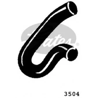Durite de radiateur GATES 3504
