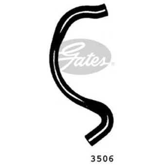 Durite de radiateur GATES 3506