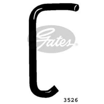 Durite de radiateur GATES 3526