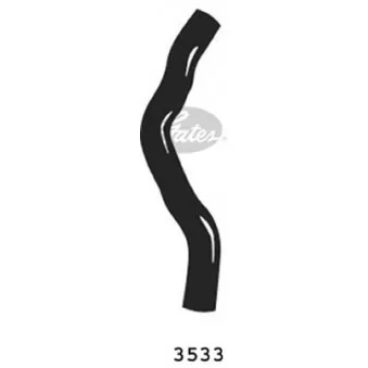 Durite de radiateur GATES 3533