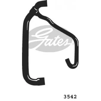 Durite de radiateur GATES 3542
