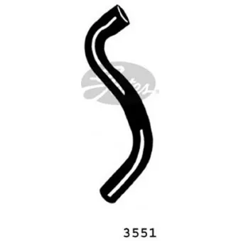 Durite de radiateur GATES 3551