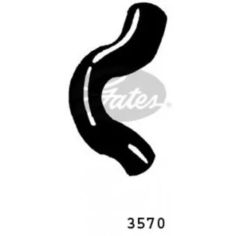 Durite de radiateur GATES 3570