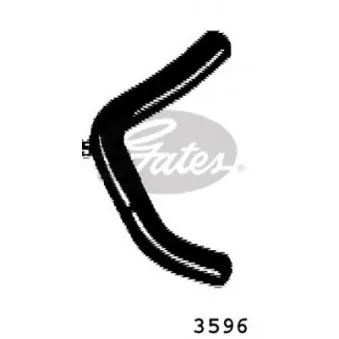 Durite de radiateur GATES 3596