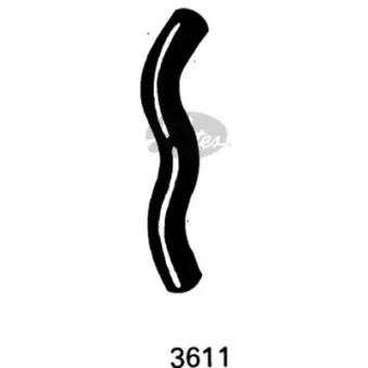 Durite de radiateur GATES 3611