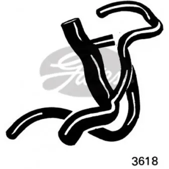 Durite de radiateur GATES 3618