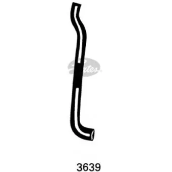 Durite de radiateur GATES 3639