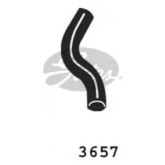 Durite de radiateur GATES 3657