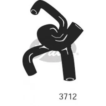Durite de radiateur GATES 3712