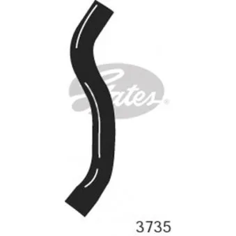 Durite de radiateur GATES 3735