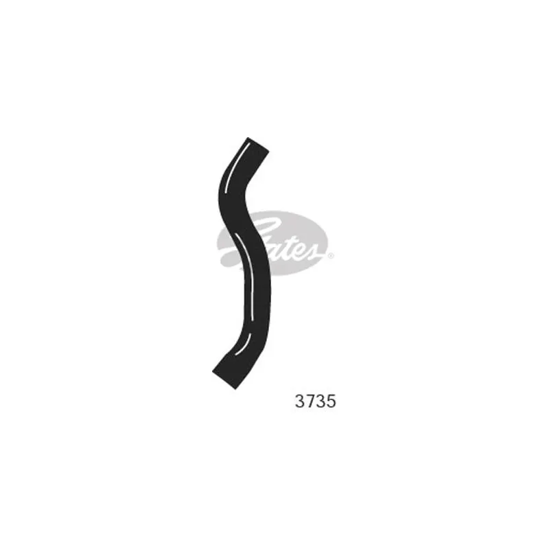 Durite de radiateur GATES 3735
