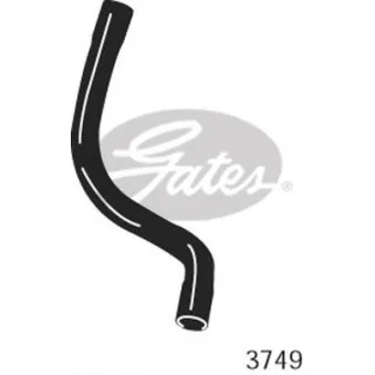 Durite de radiateur GATES 3749