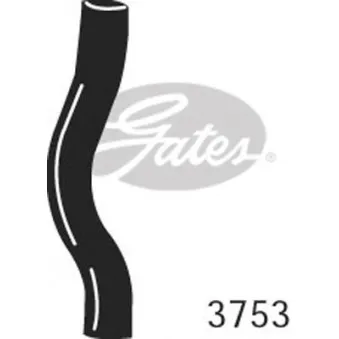 Durite de radiateur GATES 3753