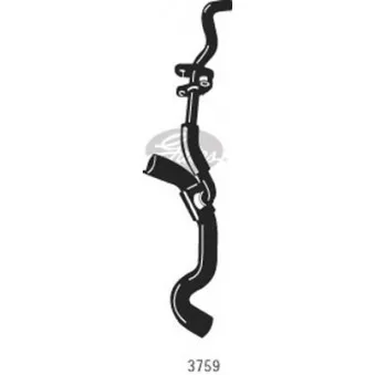 Durite de radiateur GATES 3759