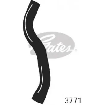Durite de radiateur GATES 3771