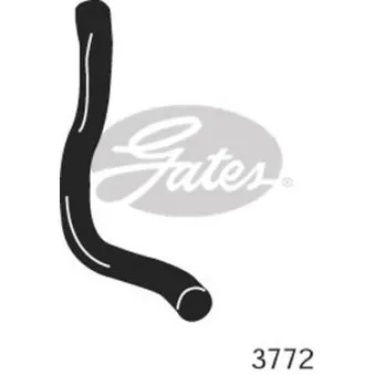 Durite de radiateur GATES 3772
