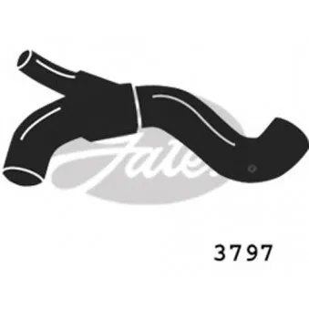 Durite de radiateur GATES 3797