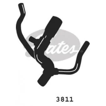 Durite de radiateur GATES 3811