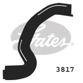 Durite de radiateur GATES 3817