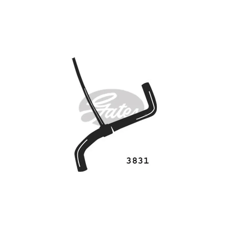 Durite de radiateur GATES 3831