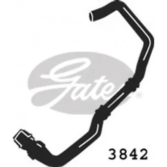 Durite de radiateur GATES 3842