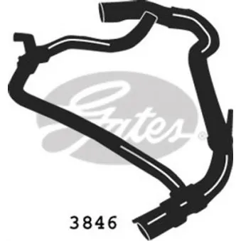 Durite de radiateur GATES 3846