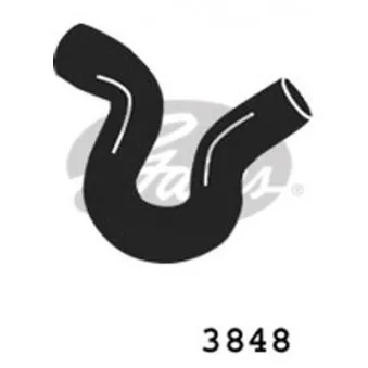 Durite de radiateur GATES 3848