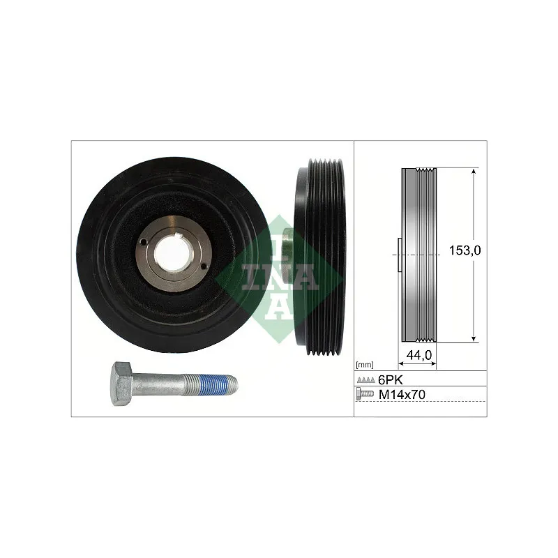 Kit de poulies, vilebrequin INA 544 0042 20