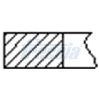 Jeu de segments de pistons FRECCIA FR10-507800