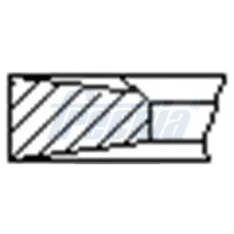 Jeu de segments de pistons FRECCIA FR10-508800