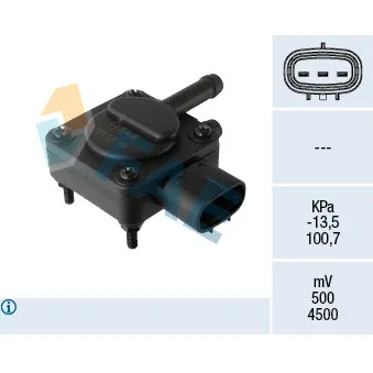 Capteur, pression des gaz échappement FAE 16153