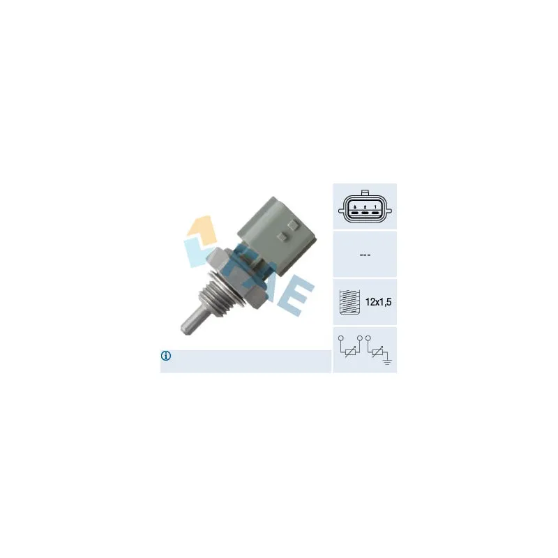 Sonde de température, liquide de refroidissement FAE 33841