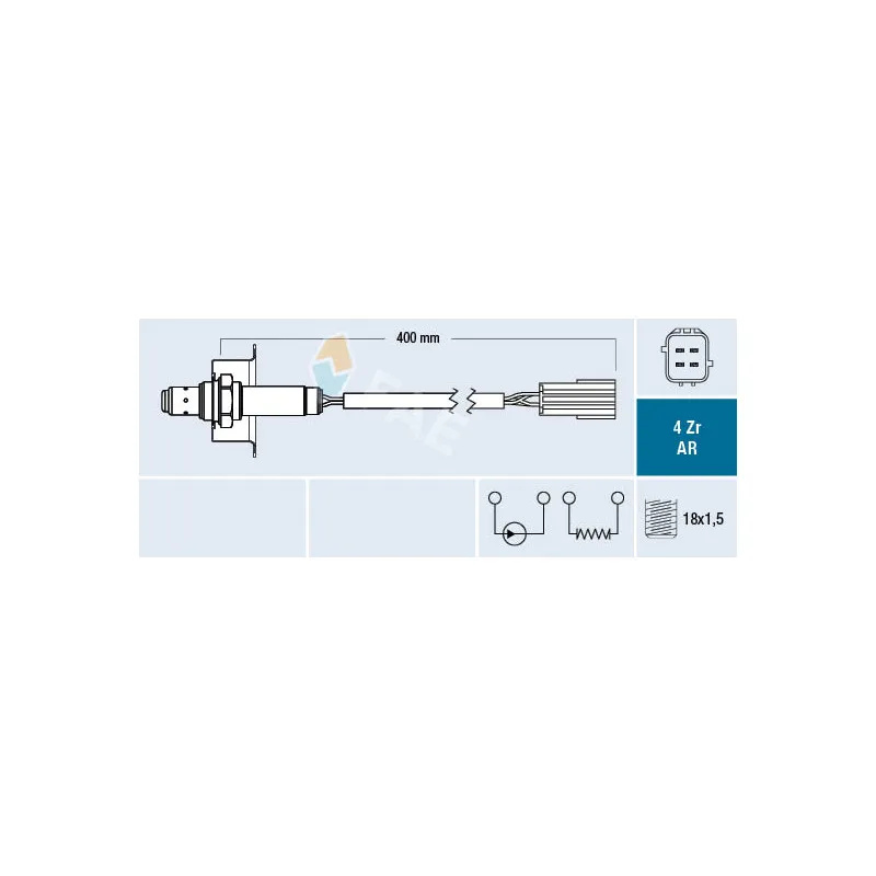 Sonde lambda FAE 75613