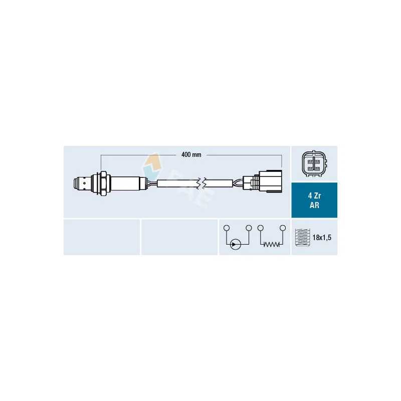 Sonde lambda FAE 75619