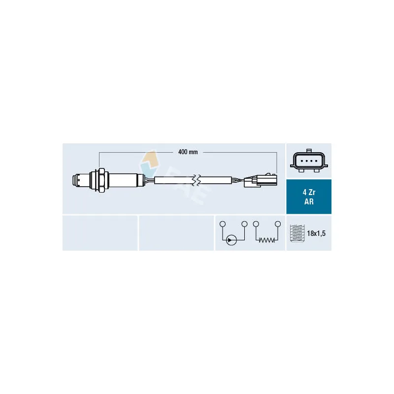 Sonde lambda FAE 75634