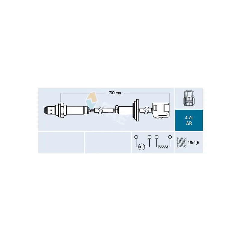 Sonde lambda FAE 75638