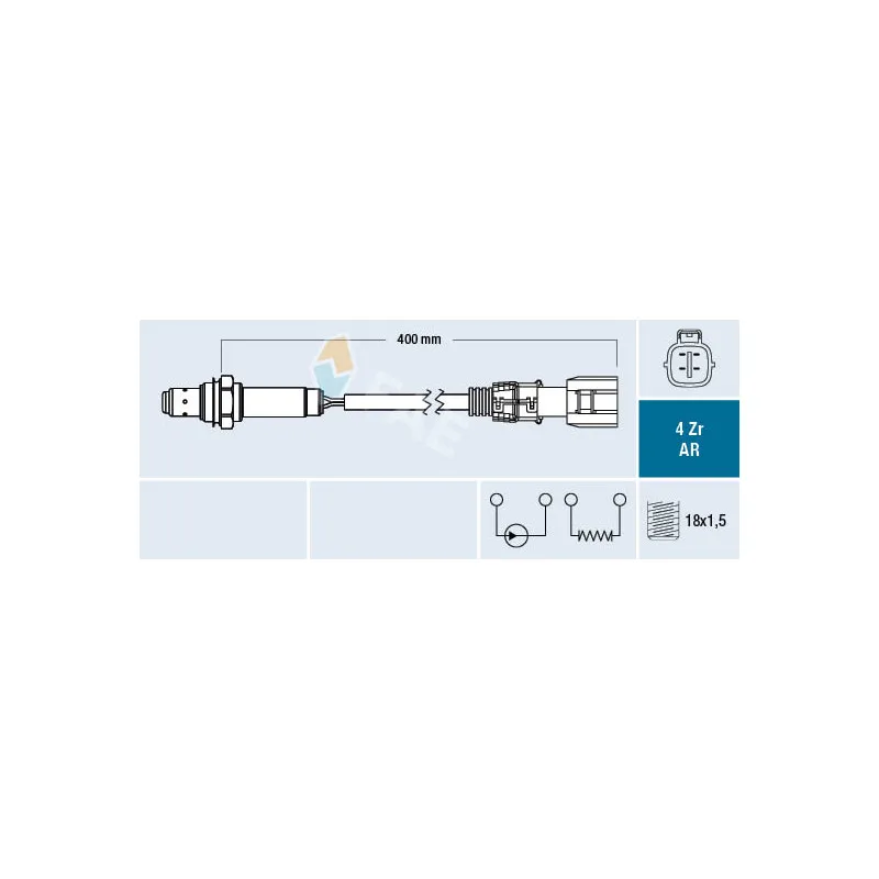 Sonde lambda FAE 75639