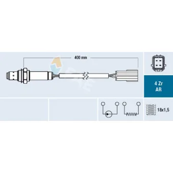 Sonde lambda FAE 75640