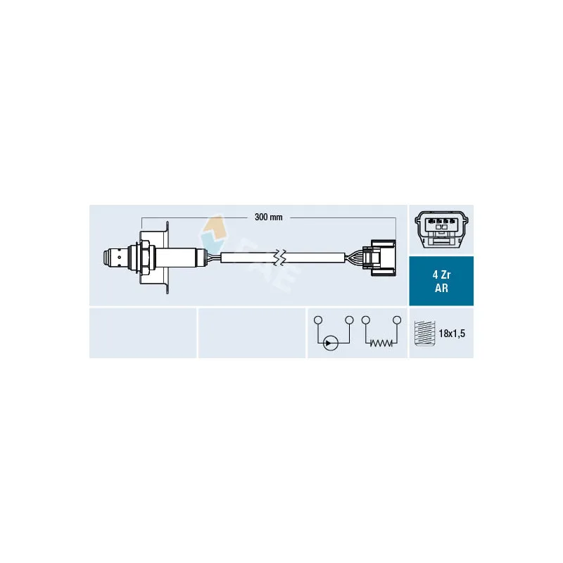 Sonde lambda FAE 75642
