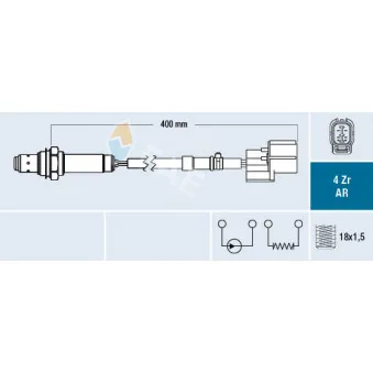 Sonde lambda FAE 75647