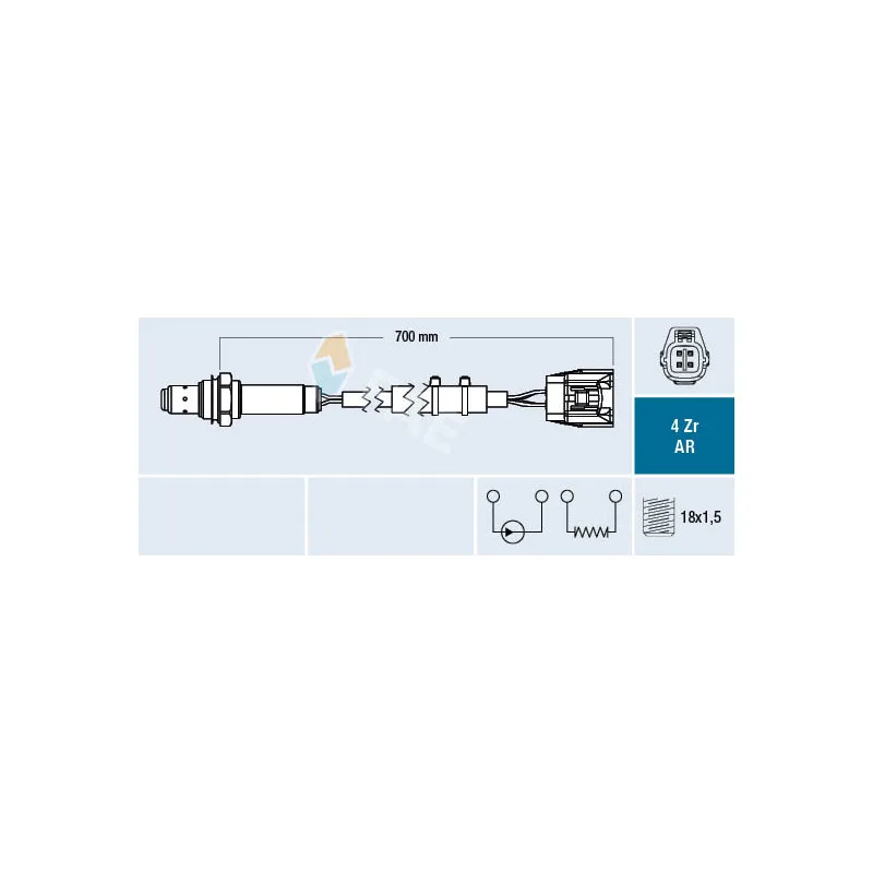 Sonde lambda FAE 75652