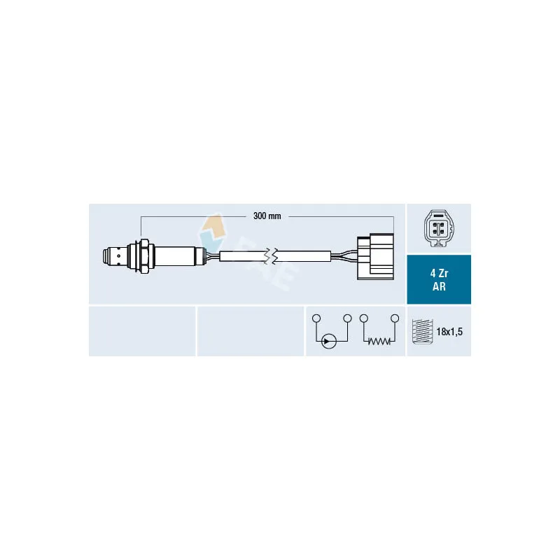 Sonde lambda FAE 75653