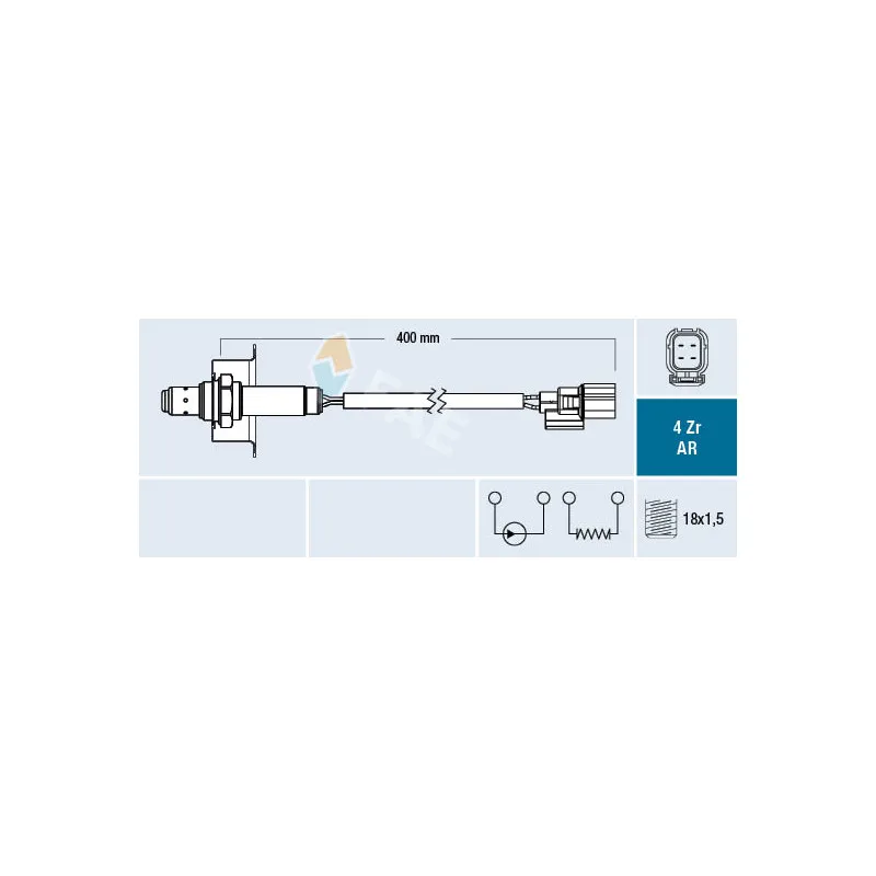 Sonde lambda FAE 75656